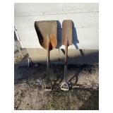 Spade  and shovel