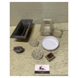 Flower frogs and cigarette lighter