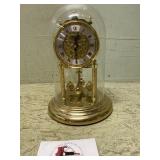 Anniversary clock glass dome