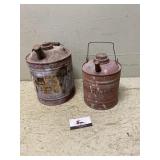 Vintage gas cans