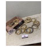 Kerosene lamp shade holders