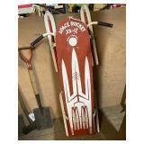 Space rocket sled