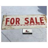 Metal Double Sided For  sale Sign