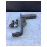 Drop hitch and 2- 2 in balls