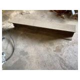 Railroad track piece