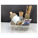 Miscellaneous sand paper and grinder wheel