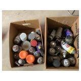 Misc spray paint and motor oil