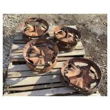 Yard Art/ Planter Wheels