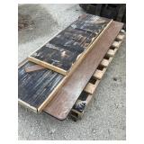 Bowling alley lane and folding table