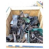 Crate of Mid Mount  100 JohnDeere Parts Circa