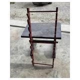 Wooden Table and Rack