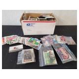 Box of Sports Cards
