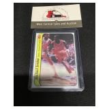 1986 Fleer Michael Jordan Rookie Sticker Reprint