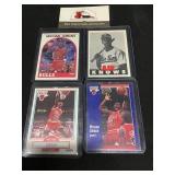 Michael Jordan 4 Card Lot