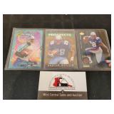3 1995 Curtis Martin Rookie Cards