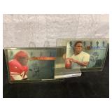 1995 Fleer metal Deion Sanders, Barry Sanders