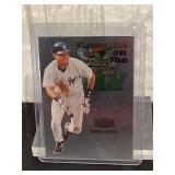 1999 Fleer Metal Caught on a Fly Derek Jeter