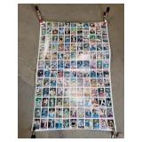 Sheet of Baseball Cards