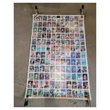 Sheet of Baseball Cards
