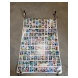 Sheet of Baseball Cards