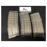 Three Steyr Arms Magazines