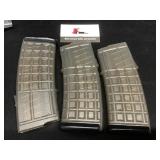 Three Steyr Arms Magazines