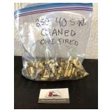250 40 S.W. Brass Only Cleaned Once Fired