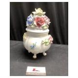 Floral Pot marked Bassano Italy