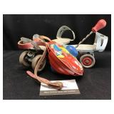 Roller Skates and Tin Top