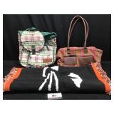 Longaberger Bags and Throw