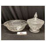Candy Dish and Glassware Bowl