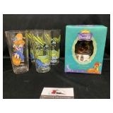 Bambi Snowglobe and glasses