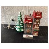 Lighted Christmas decor