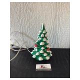 Ceramic lighted tree