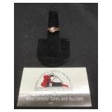 14 K Gold And Diamond Ring