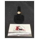 14 K Gold And Diamond Ring