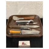 Metal Trays and Utensils