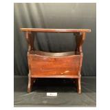 Magazine Rack End Table
