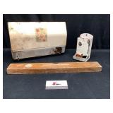 Vintage Papertowel and Matchbook Holders