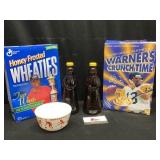 Tiger Woods Wheaties, Glass Syrup Bottles