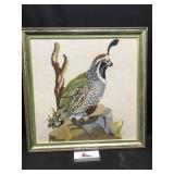 Quail Needle Work