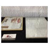 Vintage Cowgirl Mirror and Thermometer