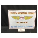 Enamel Aviation Sign