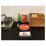 Protectograph and Wood Box Miscellaneous