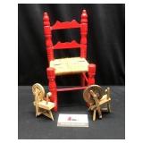 Doll Chair & Miniatures