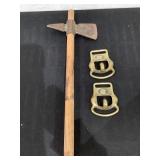 Tomahawk and buckles