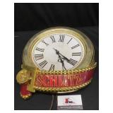 Schlitz Clock