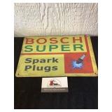 Bosch Super Spark Plugs Sign