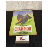 Champion Spark Plugs Sign