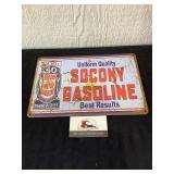 Socony Gasoline Sign
